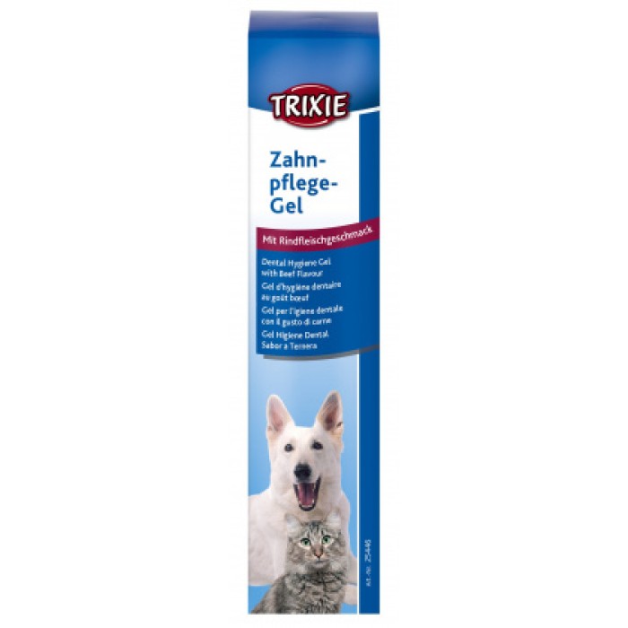 Гігієнічний гель для ротової порожнини TRIXIE (яловичина) для котів і собак, 100 гр